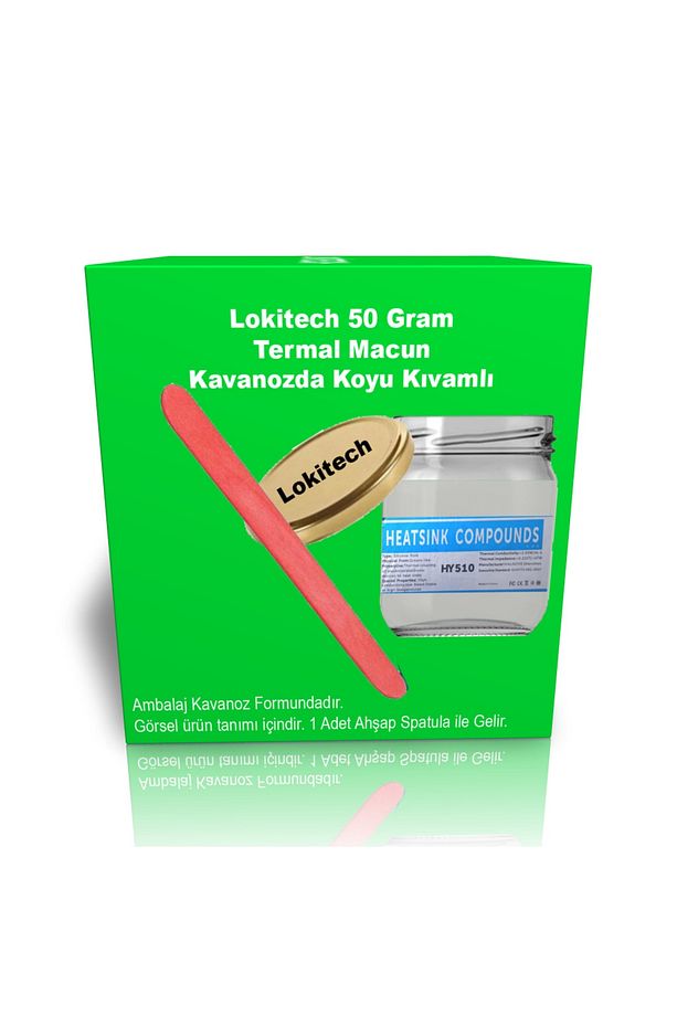 Hy51g Termal Macun 50 gram Kavanoz Termal Silikon Işlemci Silikonu Işlemci Macunu - 3