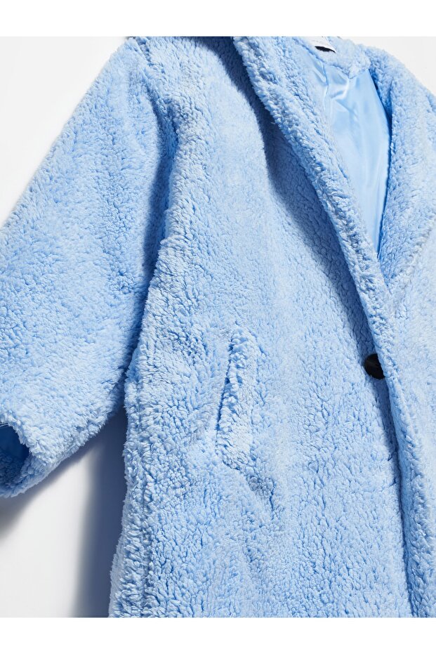 6873 Peluş Kaban-bebe Mavi - 3