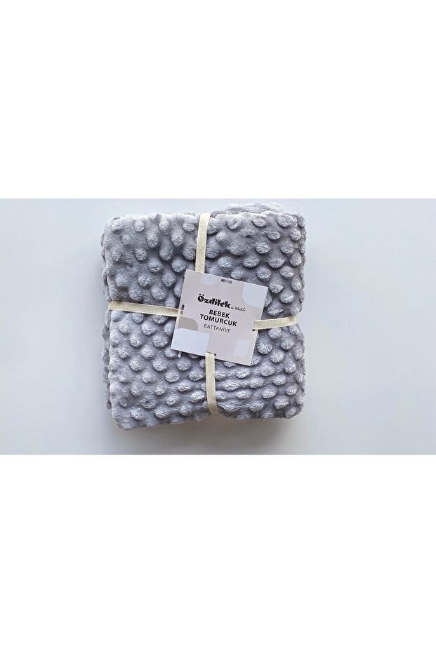 Gray Özdilek Tomurcuk Baby Blanket 90 X 110 Cm