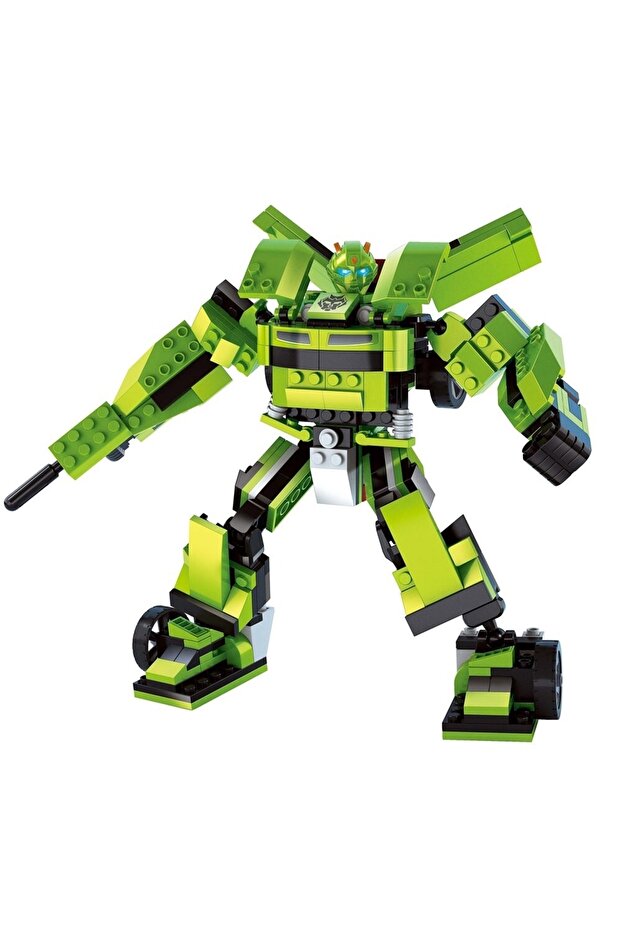 Robot Araba Yapı Oyuncak 344 Parça - 1