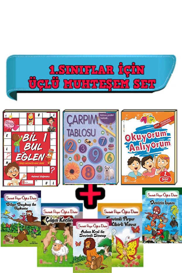 1.sınıf Etkinlik Çalışma Yaprakları Seti - 1