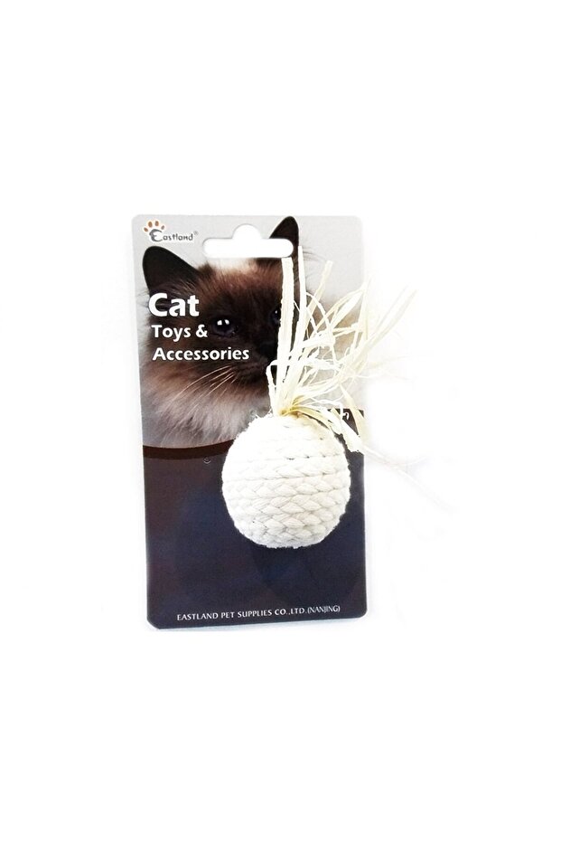 Knotted Rope Cat Play.Diameter:4.5 cm 3Pcs