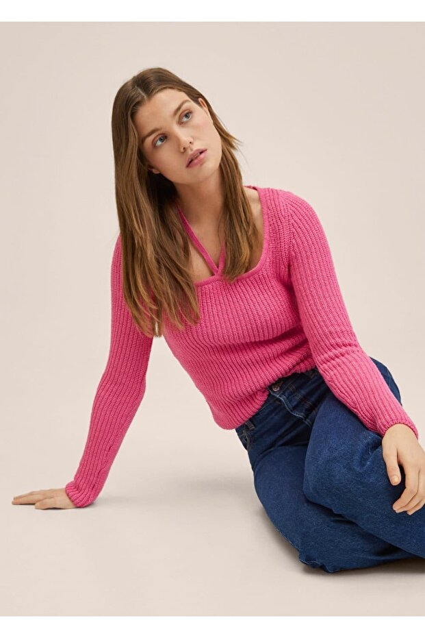 Fiyonk Yakalı Kazak - 5