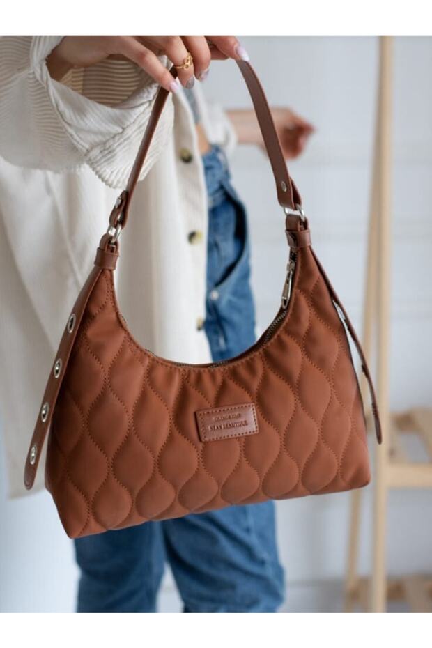 Brown Women's Hand and Shoulder Bag