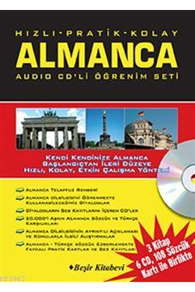 Quick & practical & easy german learning set (2 books, 6 cds, 119 vocabulary cards)