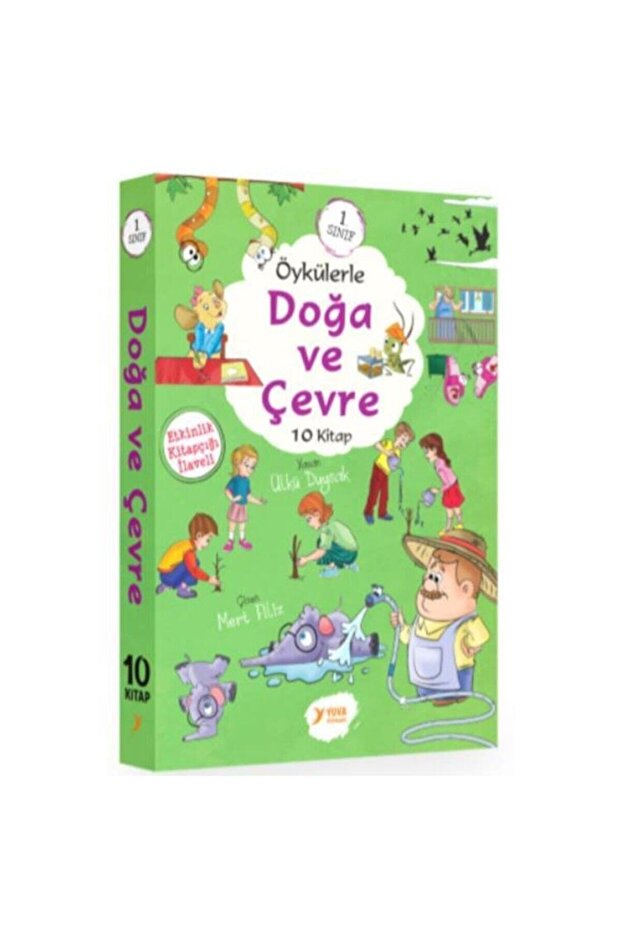 Yuva 1.sınıf Öykülerle Doğa Ve Çevre Serisi 10 Kitap Set