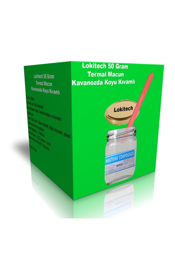 Hy51g Termal Macun 50 gram Kavanoz Termal Silikon Işlemci Silikonu Işlemci Macunu - 6
