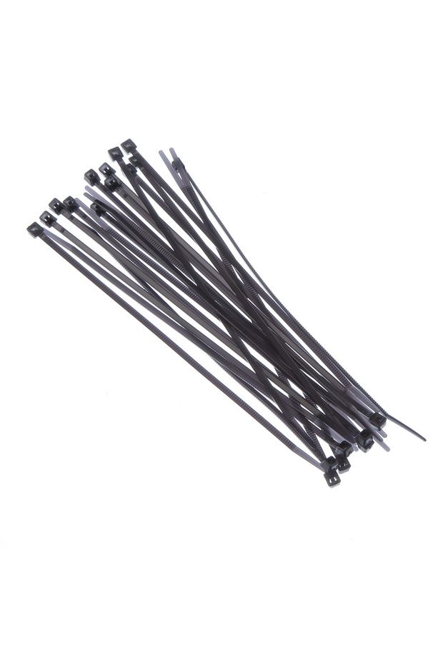 Kablo Bağı Cırt Kelepçe 100 Mm X 2.5 Mm Siyah 20 Adet - 2