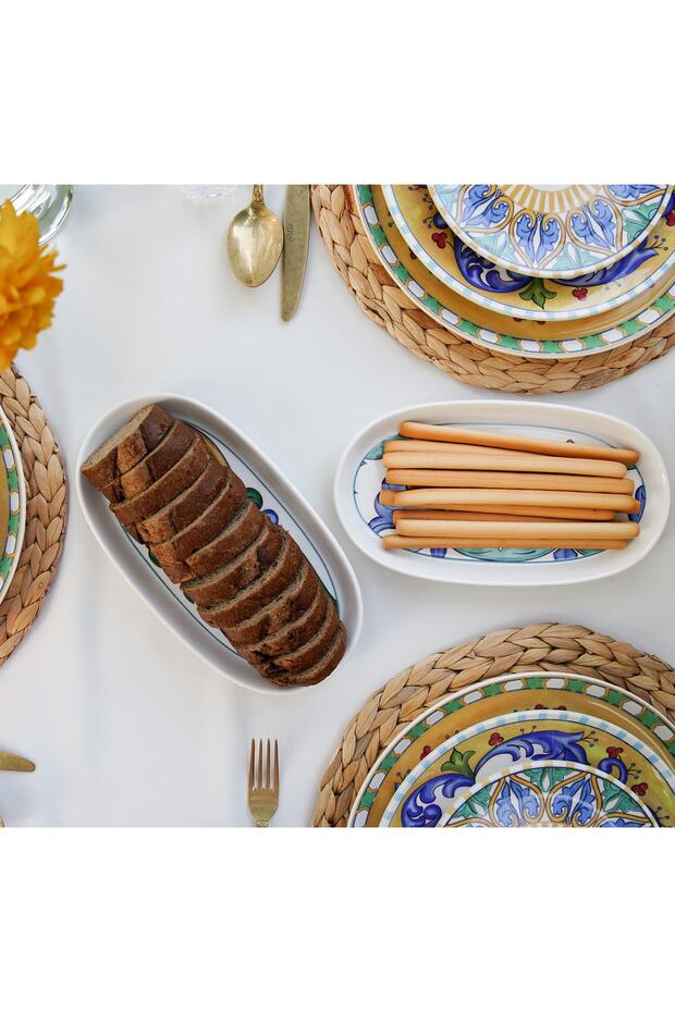 Limoncello Basic Oval Servis Gri- 26cm 2 Li Set - 3