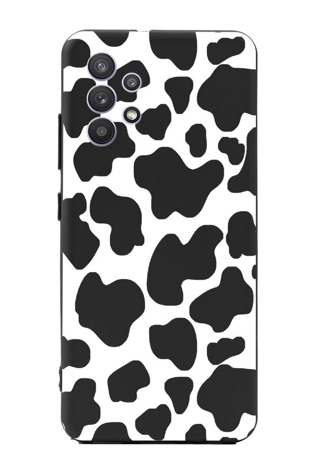 Premium Phone Case for Samsung A32 Milky Design Black
