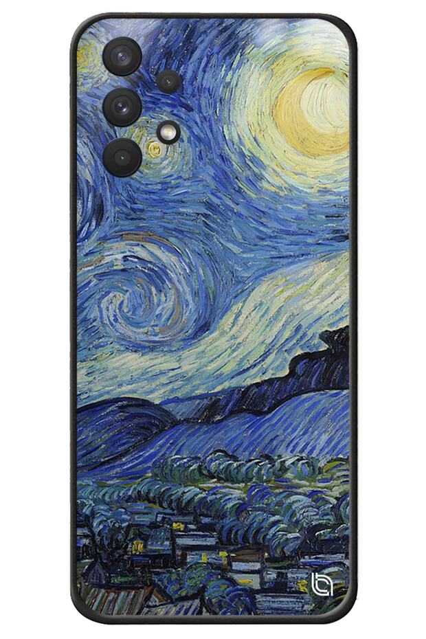 Samsung A32 Van Gogh Starry Night Premium Patterned Glossy Phone Case