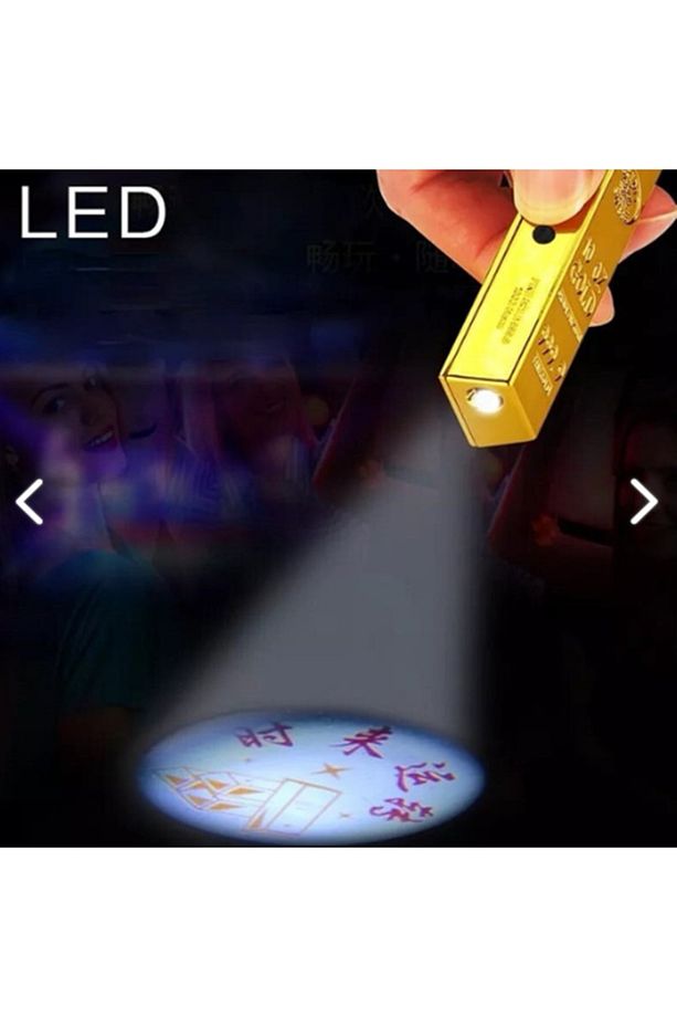 Altın Bar Led Işıklı Şarj Çakmak Şarjlı Gold Hediyelik Çakmak - 5