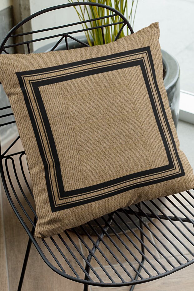 43x43cm Straw Look Woven Premium Thai Feather Fabric Double Sided Throw Pillow Pillow Case Krl190