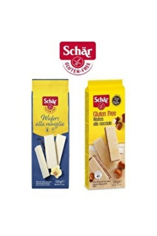 Glutensiz Atıştırmalık Vanilya Aromalı Ve Nocciola Fındıklı Gofret 125 g 2 Adet - 1