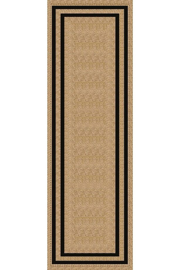 40x140cm Dokuma Kumaş Premium Tay Tüyü Leke Tutmaz Masa Örtüsü Runner Hasır Görünümlü Rnr187 - 2