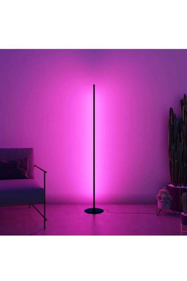 Özel Tasarım Dekoratif Rgb Led Lambader Kablosuz Kumanda Dekoratif Aydınlatma - Köşe Lambası - 3