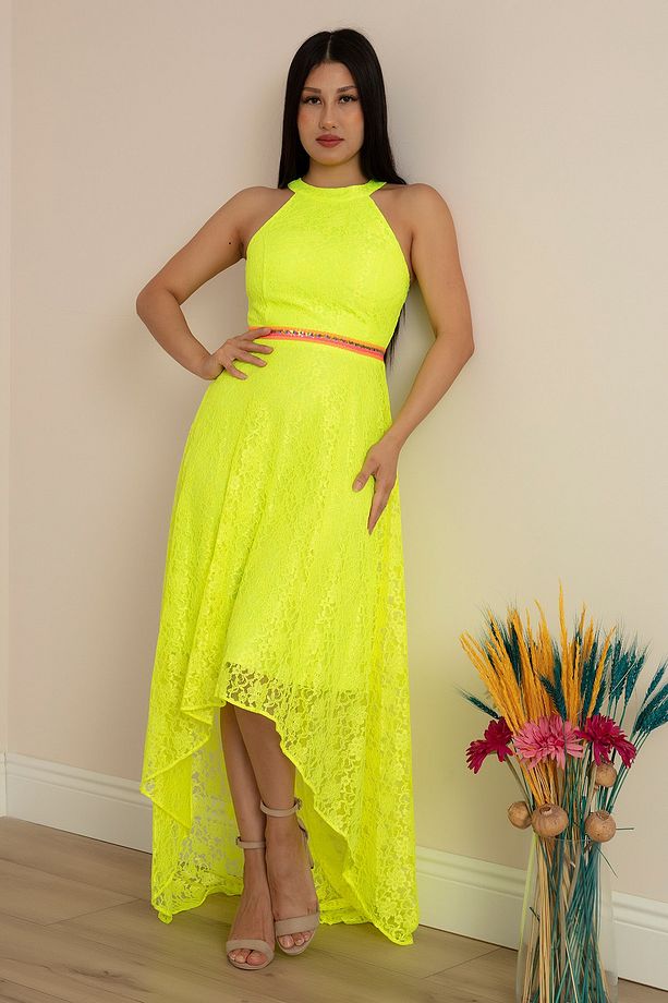 Neon 13117 Dantel Elbise - 3