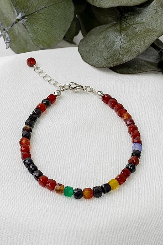 Mix Agate Stone Bracelet