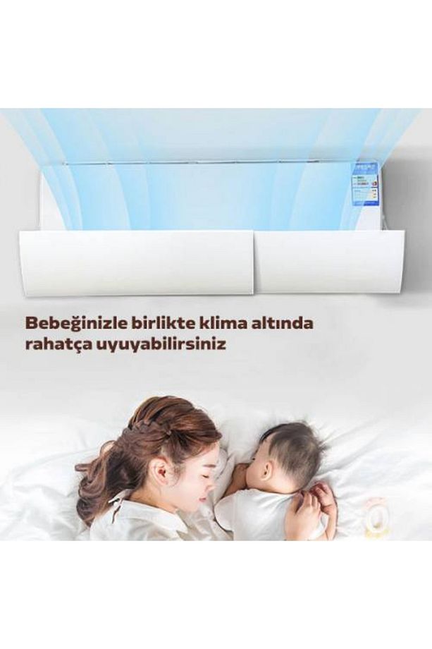 Yapışkanlı Ayarlanabilir Klima Hava Yönlendirici Aparat Klima Aparatı Siperlik Yön Aparatı - 5