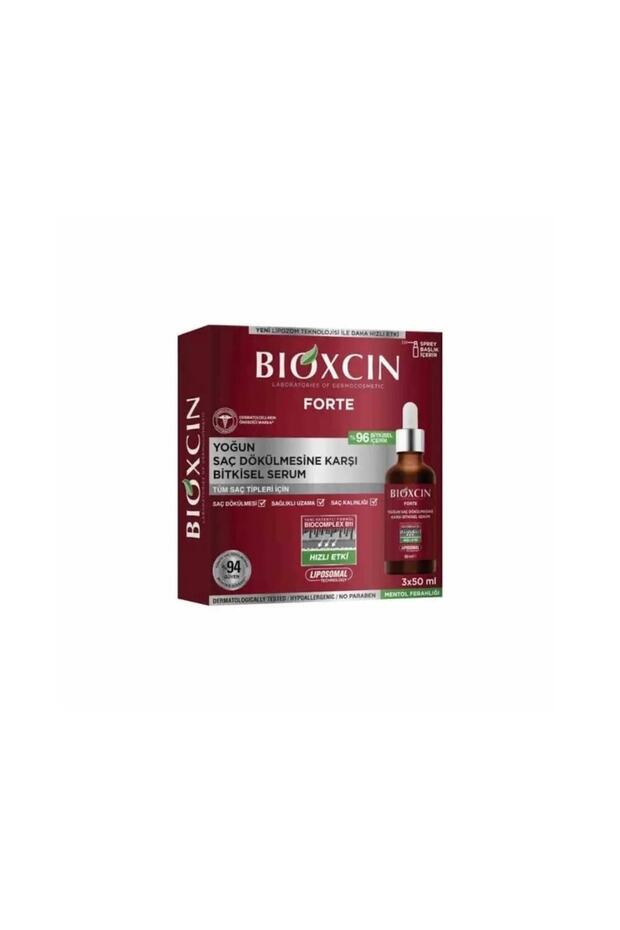 Forte Yoğun Saç Dökülmesine Karşı 3'lü Bitkisel Saç Serumu 3 X 50 Ml - 1