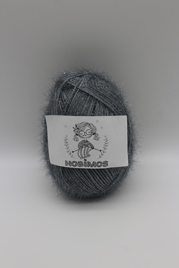 Shimmer Simli El Örgü Ipi 100 gram 220 Metre Hırka, Şal, Patik Ipi - 1