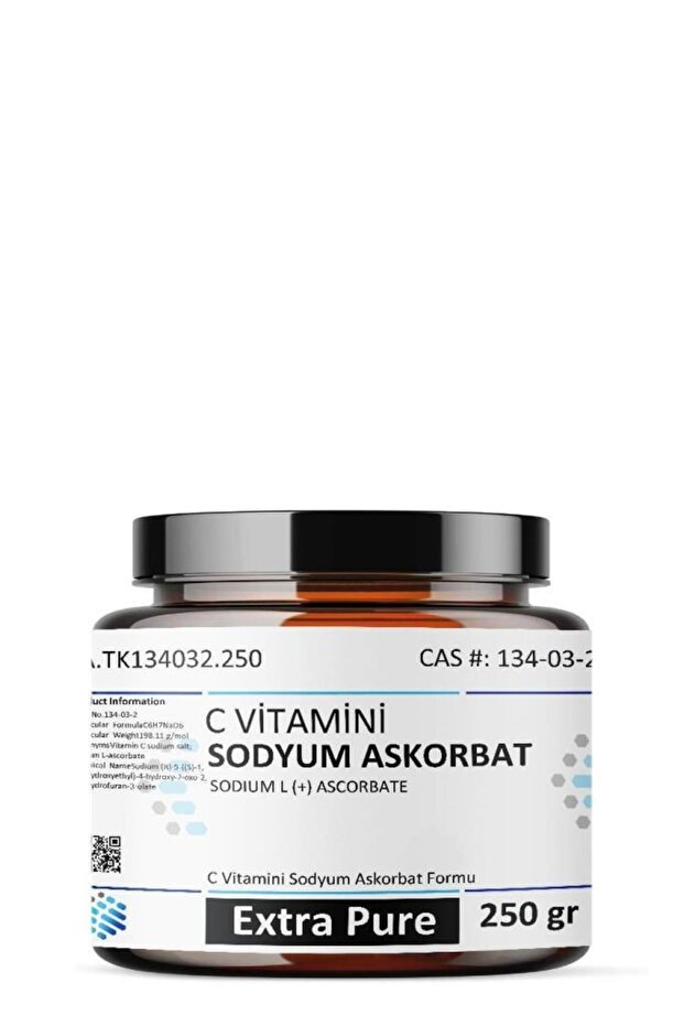 Sodyum Askorbat | 250 gr | C Vitamini | Sodium Ascorbate - 1