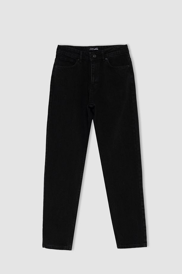 Regular Tapered Fit Jean Pantolon - 8
