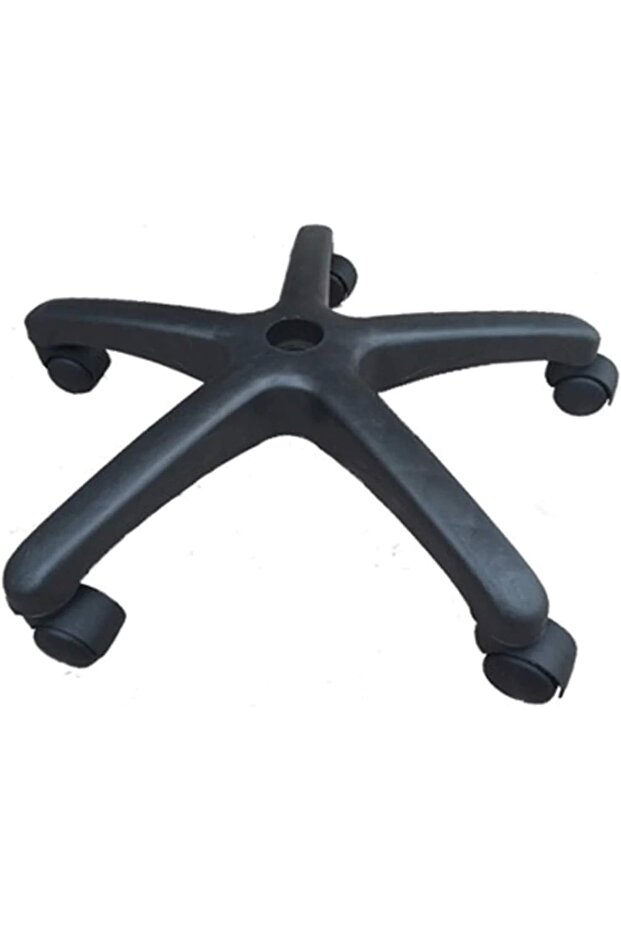 Office Chair Plastic Star Feet and 5 Wheels