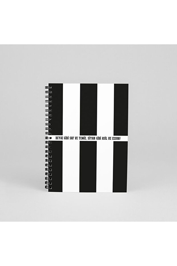 Design Spiral Notebook - Gift for Fans Black and White