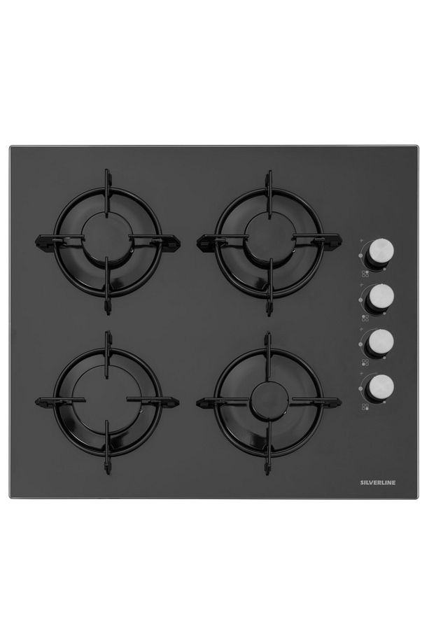 3'lü Siyah Cam Ankastre Set 3481 Flam 60 Siyah+cs5349b01+bo6501b01 - 4