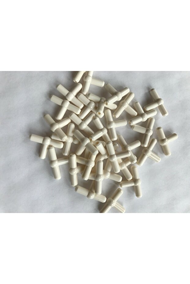 Original Custom Technic Pneumatic White Pneumatic White T-Bar Fitting Part 2 Pcs to Send