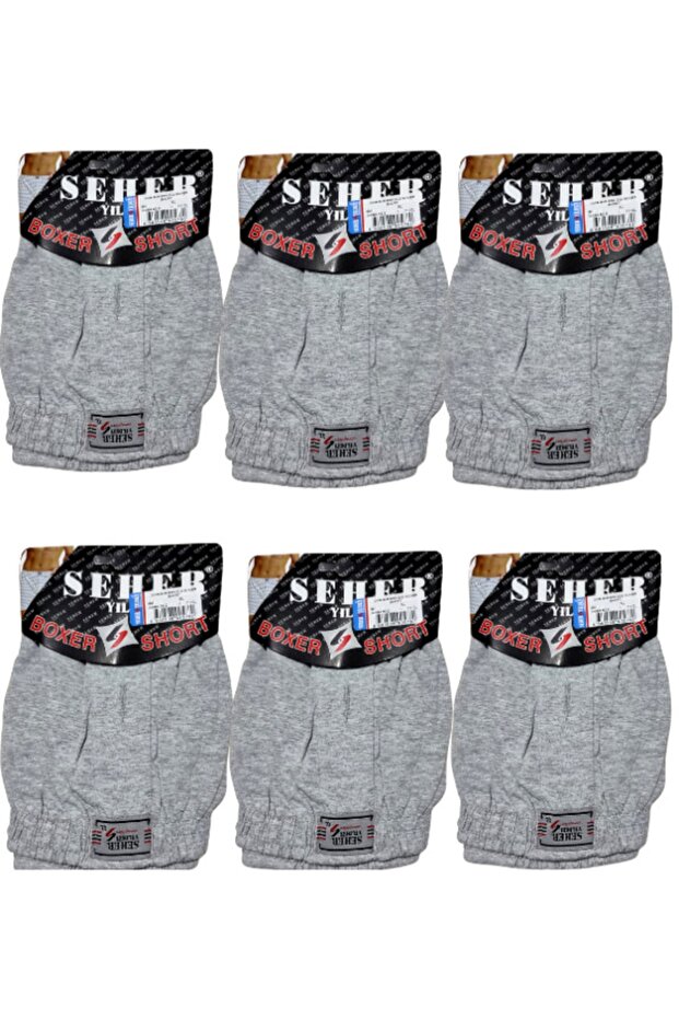 6 Pieces Men's Combed Cotton Boxers