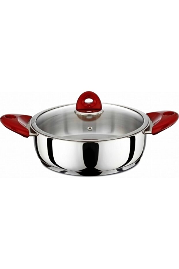 Çelik Basık Tencere Bakalit Kulp 26 Cm - 1