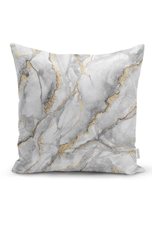 Modern Marble Patterned Digital Printed Pillow Cushion Cover