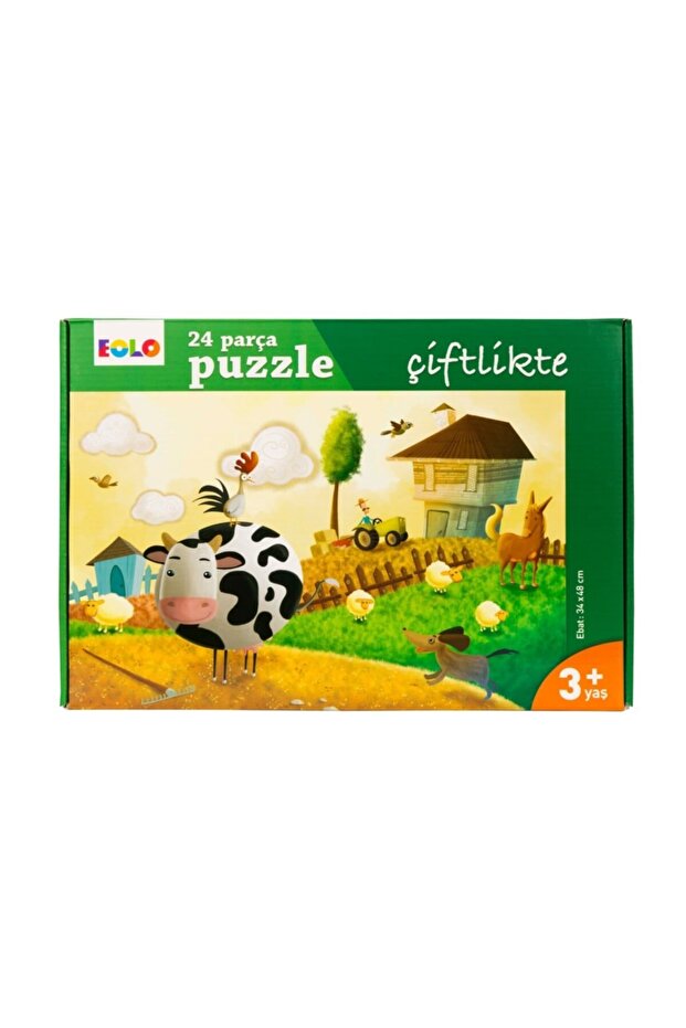 24 Piece Children's Floor Puzzle on the Farm