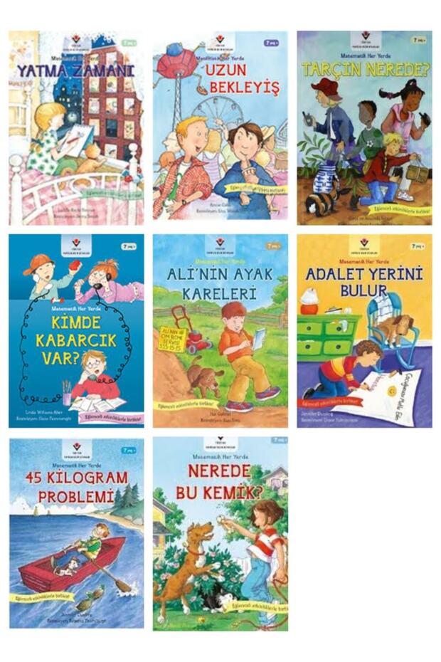 Tübitak Matematik Her Yerde 8 Kitap Set (Ages 7+)