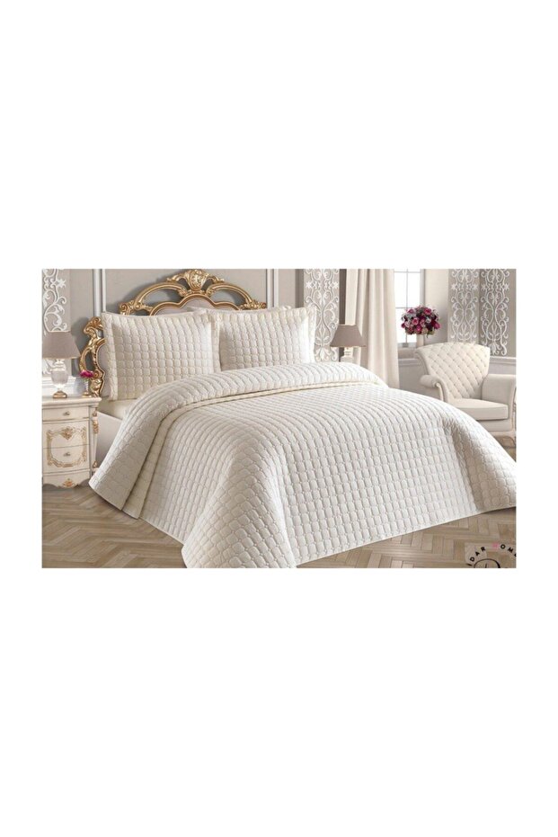Double Cream Dream Bedspread - 2