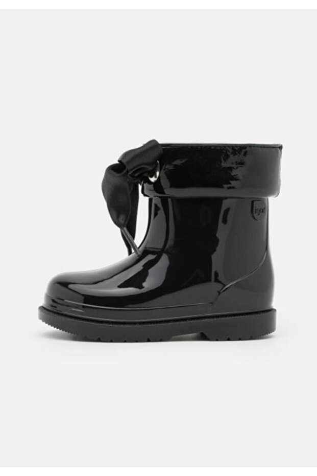 W10238 Bimbi Lazo Girl's Black Rain Boots