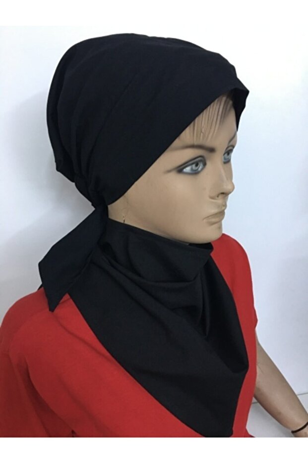 قبعة طاهي المستشفى، قبعة باندانا (أسود)