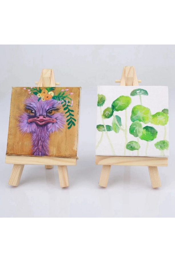 Mini Şovale Tuval Set 10*10 - 3