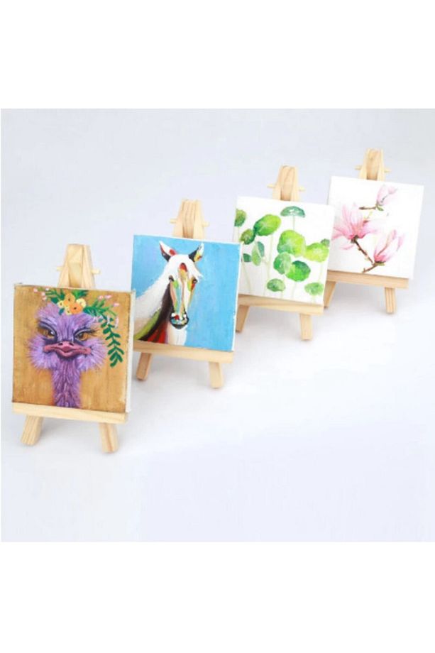 Mini Şovale Tuval Set 10*10 - 4