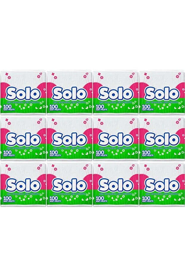 Peçete 100'lü 12 Adet - 1