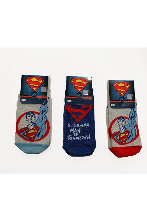 Superman Lisanslı Patik Çorap