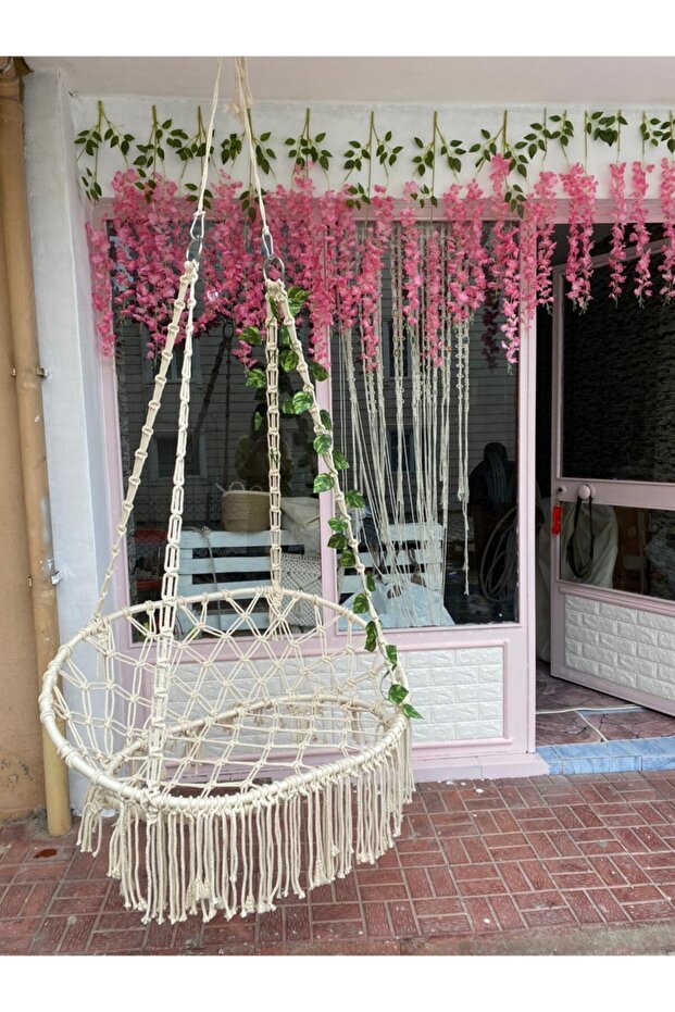 2 Kişilik Makrome Salıncak - 2