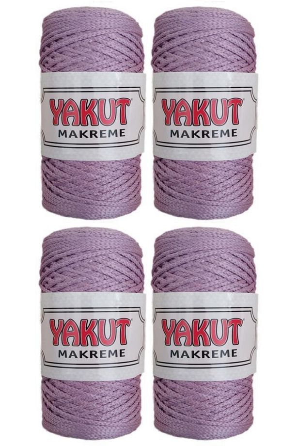 Polyester Makrome Ipi 4 Adet Lila 100 gram - 1