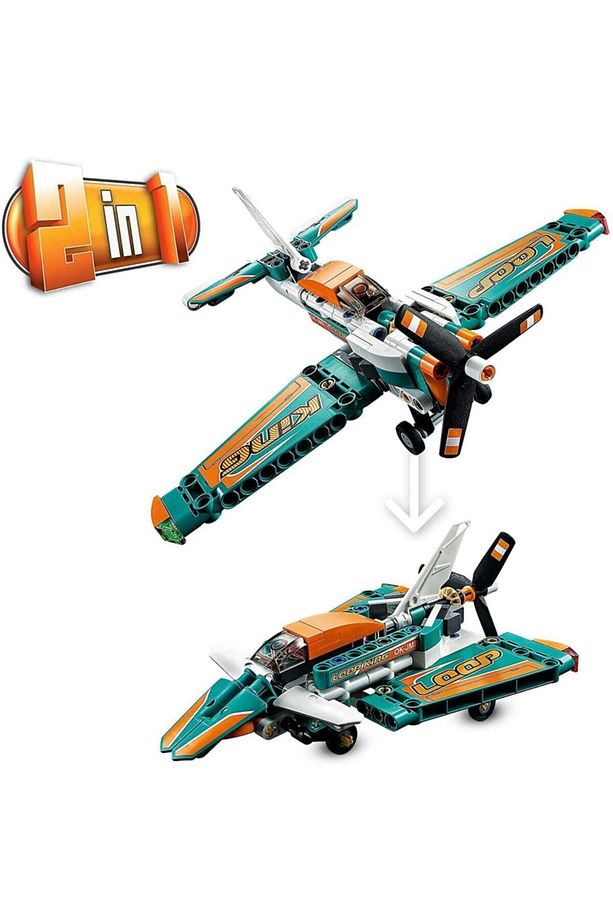 Technic Yarış Uçağı 42117 - Çocuklar Için Oyuncak Uçak Yapım Seti (154 Parça) - 7