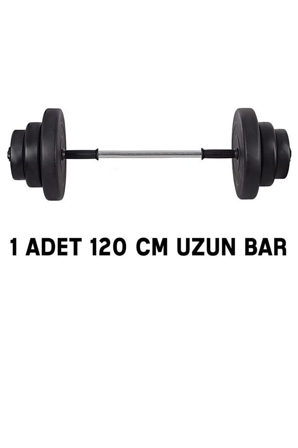 Spor 22 Kg Halter Seti - Deadlift Squat Biceps Triceps Shoulder - 3