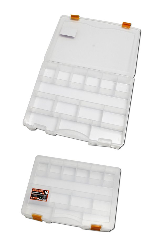 13 Inch Screw Nail Organizer Box with Compartments