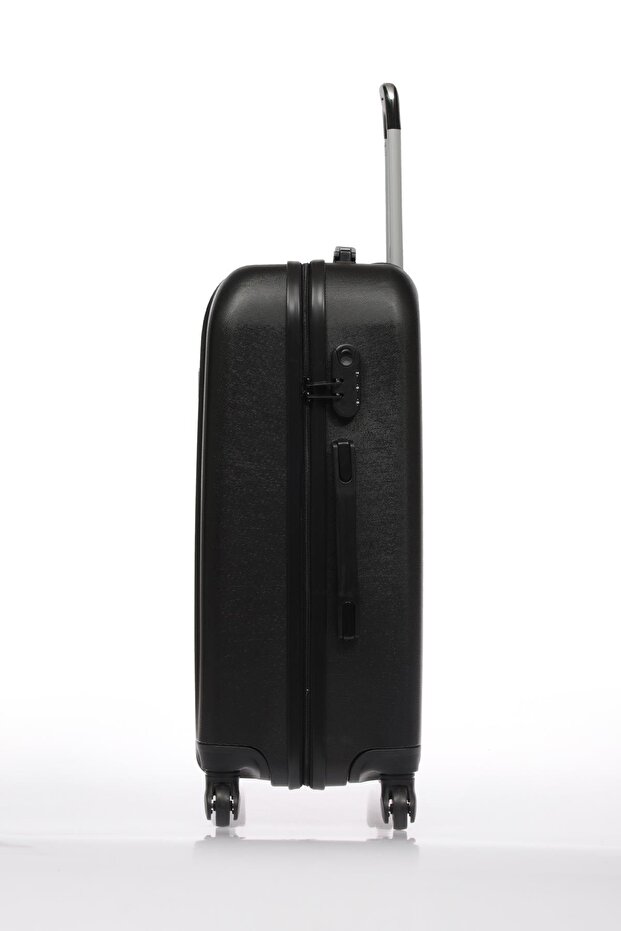 Fsy1223-Set Black Unisex Set of 3 Suitcases - 3