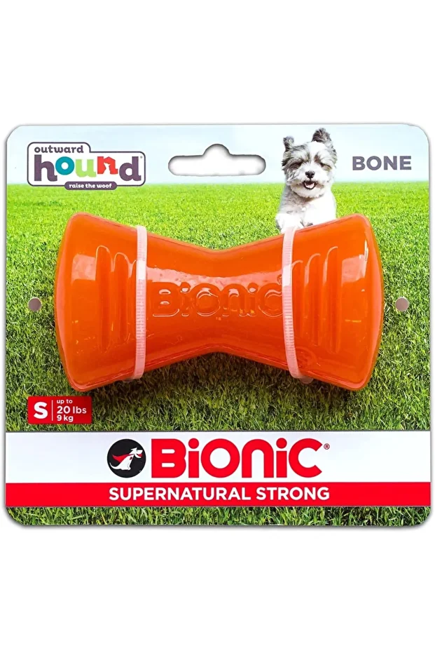 OUTWARDHOUND BİONİC OPAQUE BONE ORG SMALL KÖPEK KEMİRME OYUNCAĞI - 1